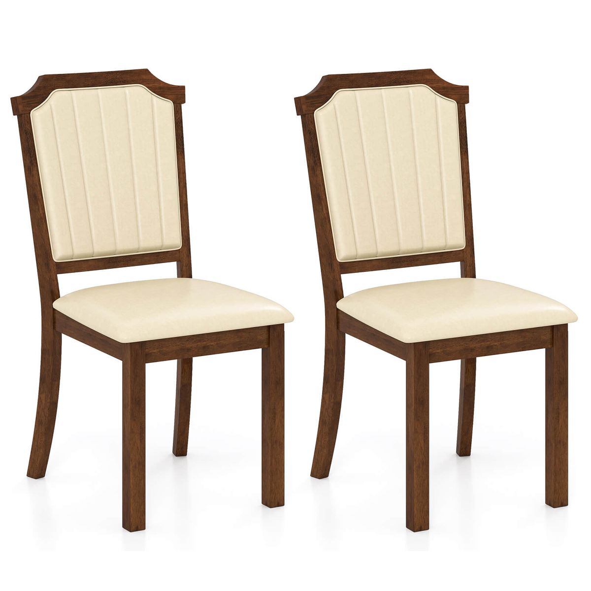 Upholstered Kitchen Chair Set - 2-Piece