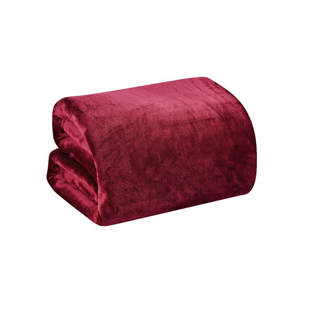 Noble House Oversized Velvet Blanket - Twin/Burgundy-image-SKU16806107