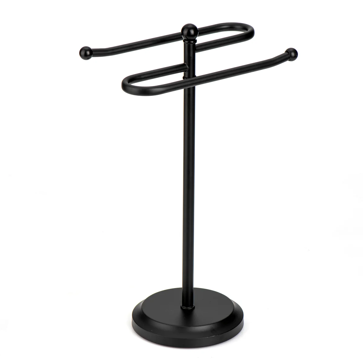 Classic Steel Towel Holder - Matte Black