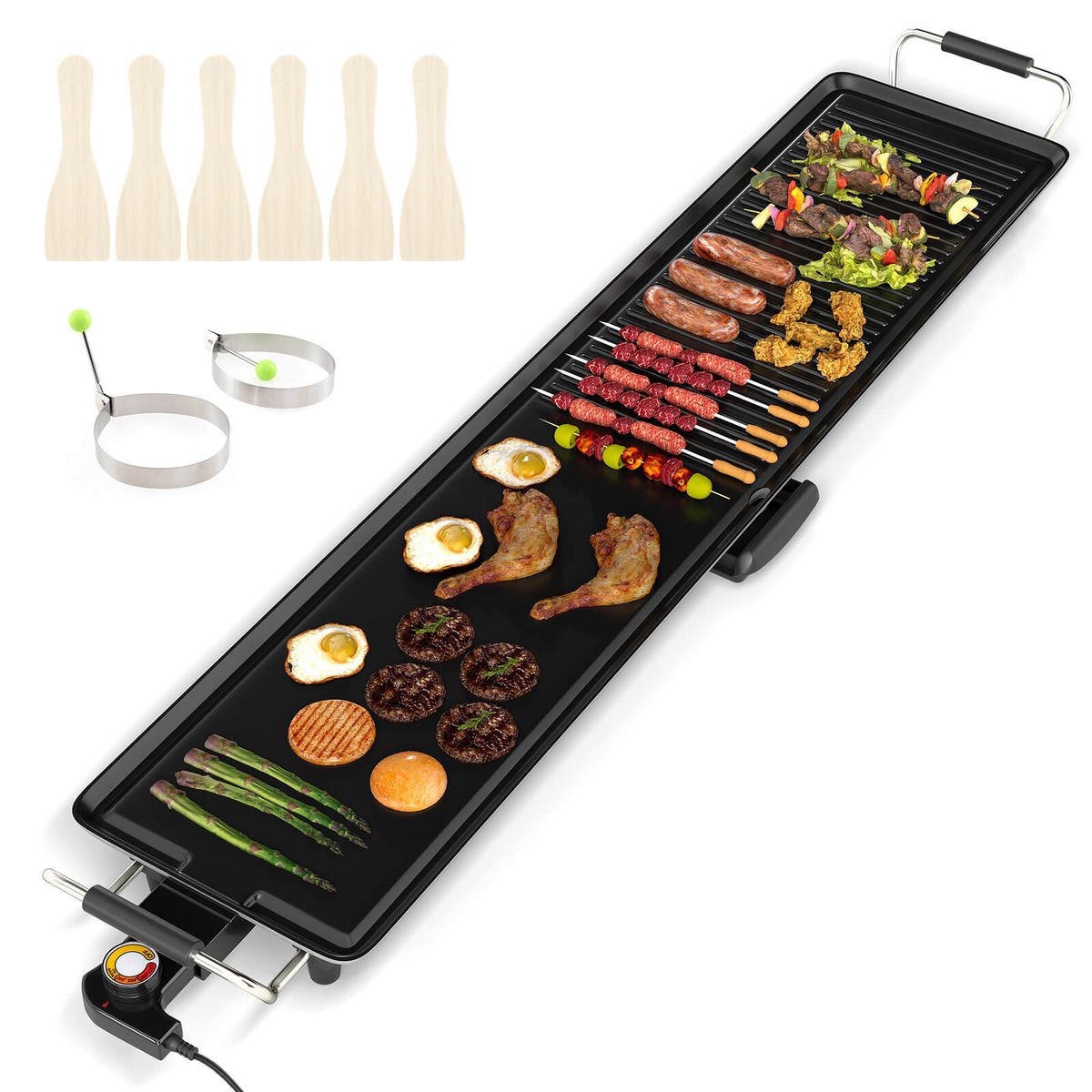 Electric Teppanyaki Grill with Adjustable Temperature  395 Electric Grill