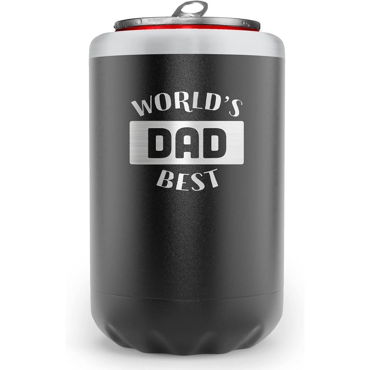 Insulated 12oz Can Cooler - Worlds Best Dad