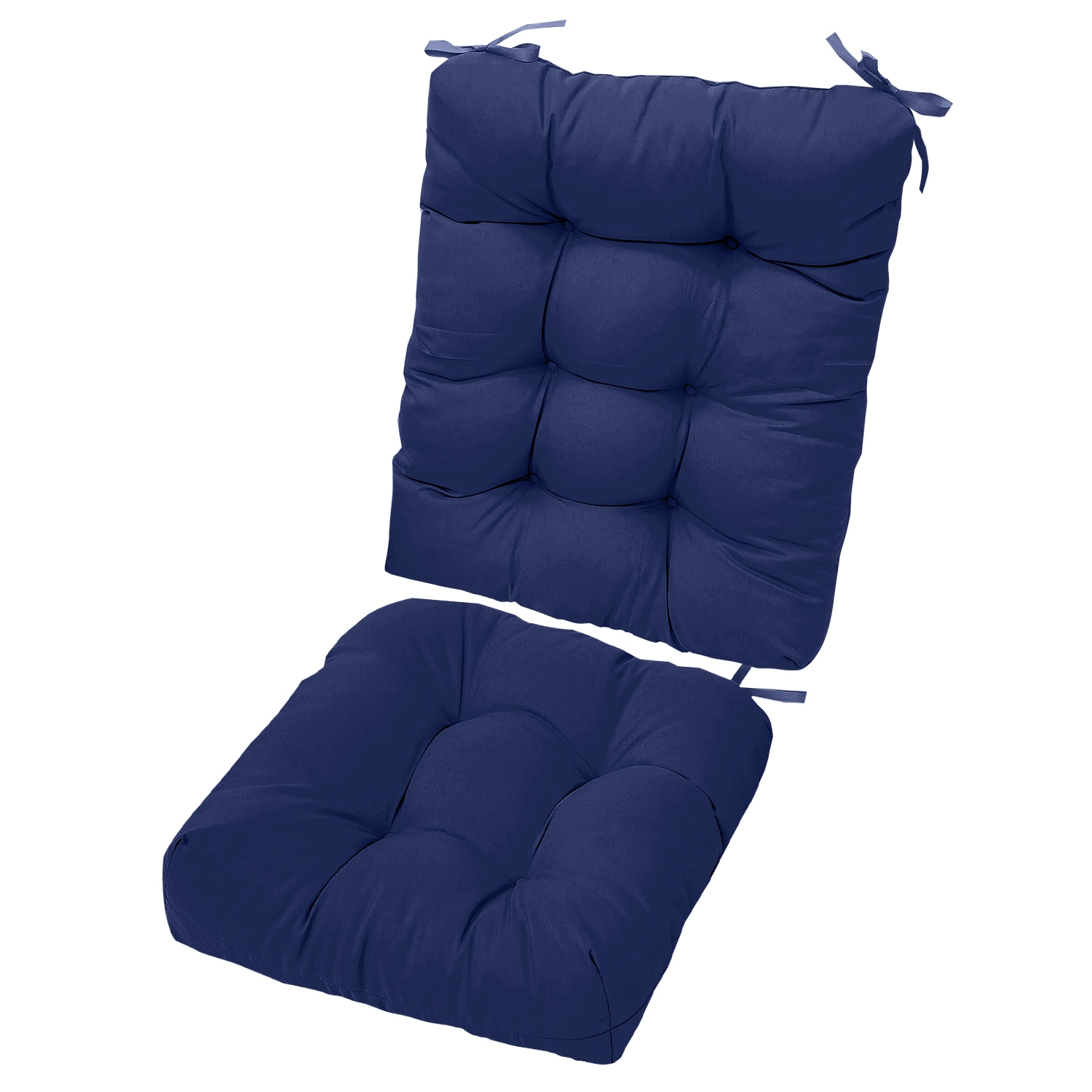 NewHome 2-Piece Chair Cushions - Navy Blue