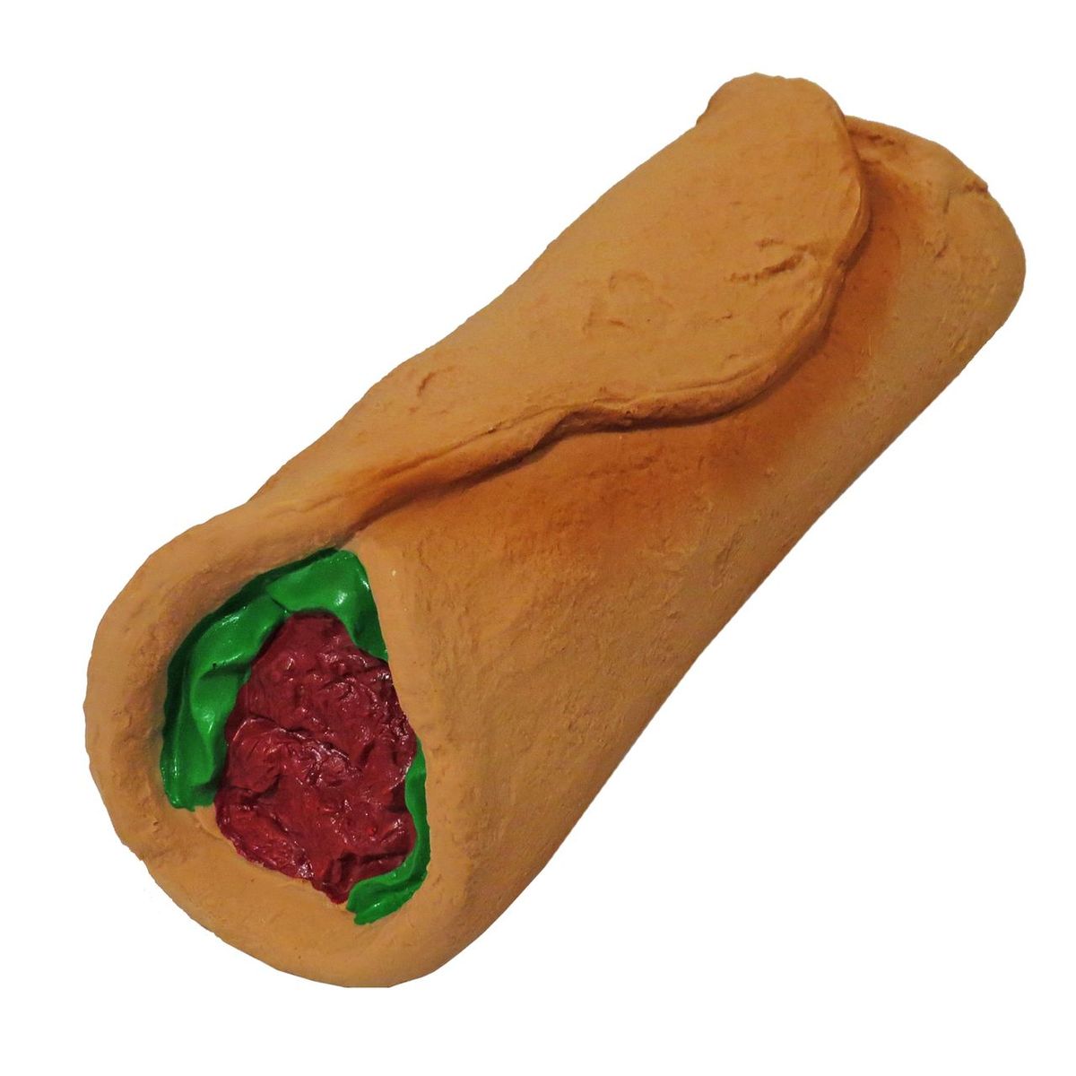 Photos - Dog Toy Scoochie Pet Scoochie Pet Premium Stuffed Latex Dog Chew Toys - Stuffed Latex Late Night Burrito  702