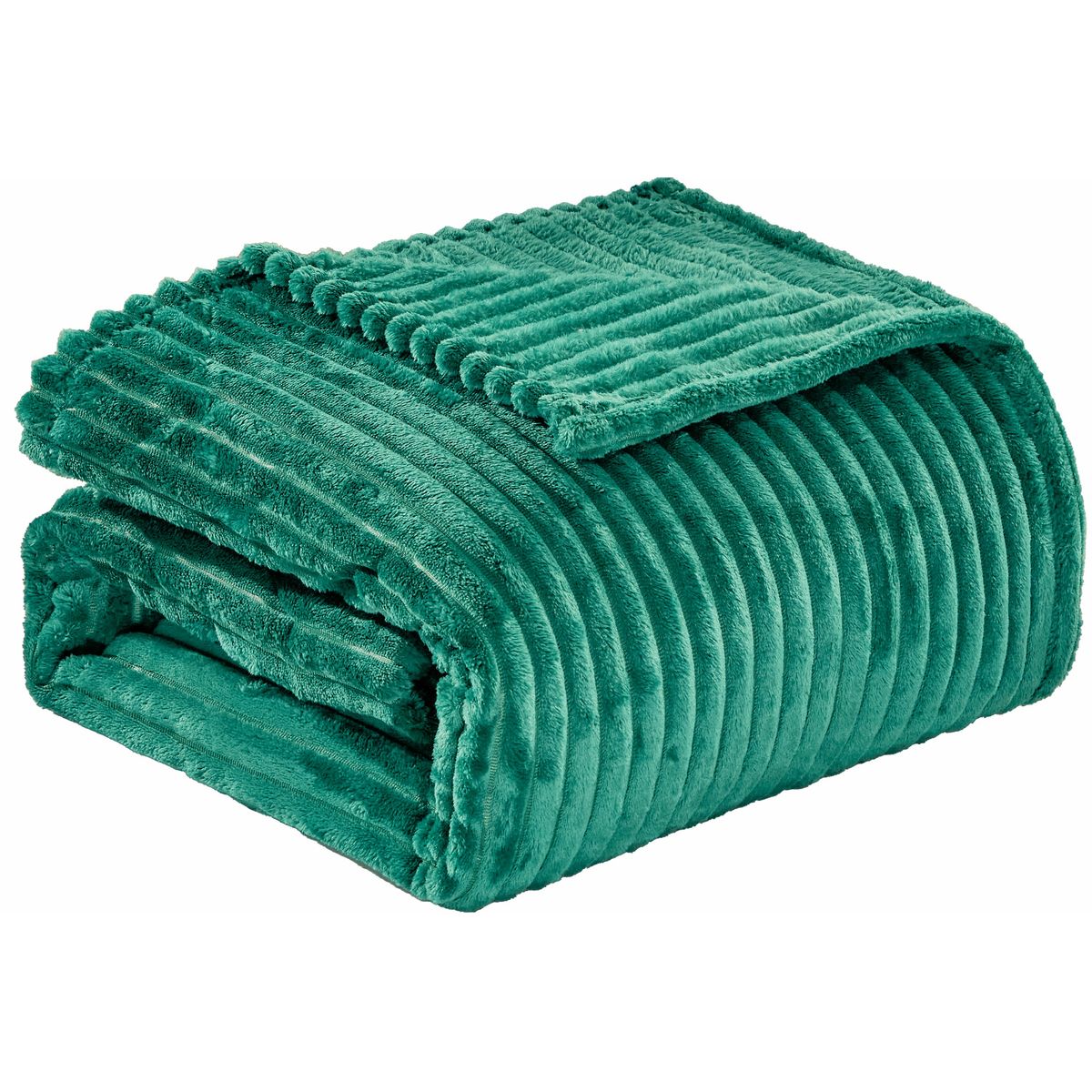 Striata Blanket - King- Teal