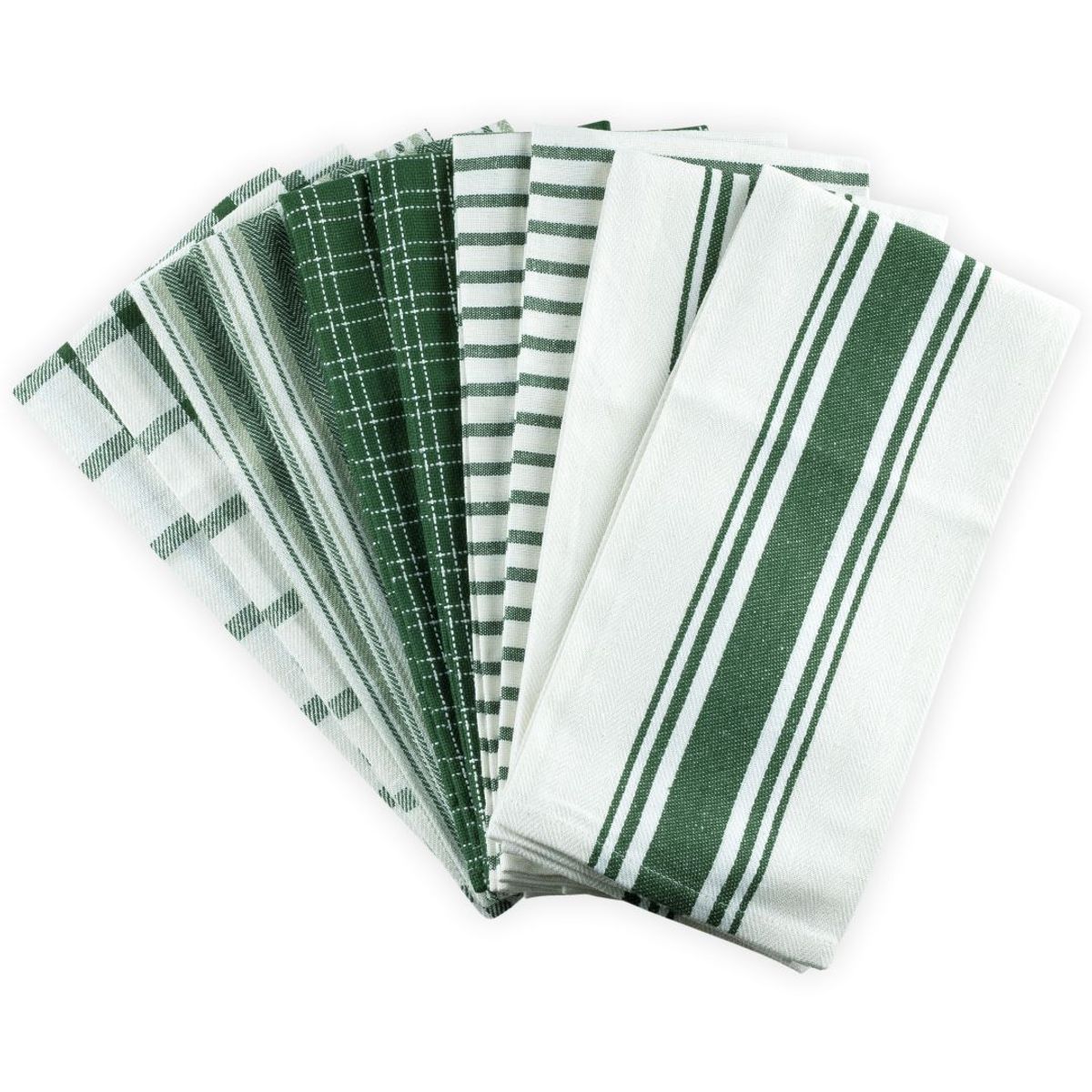 Dan River® Cotton Flat Kitchen Towel (10-Pack) - Dan River 10 Pack Cotton Towel Olive