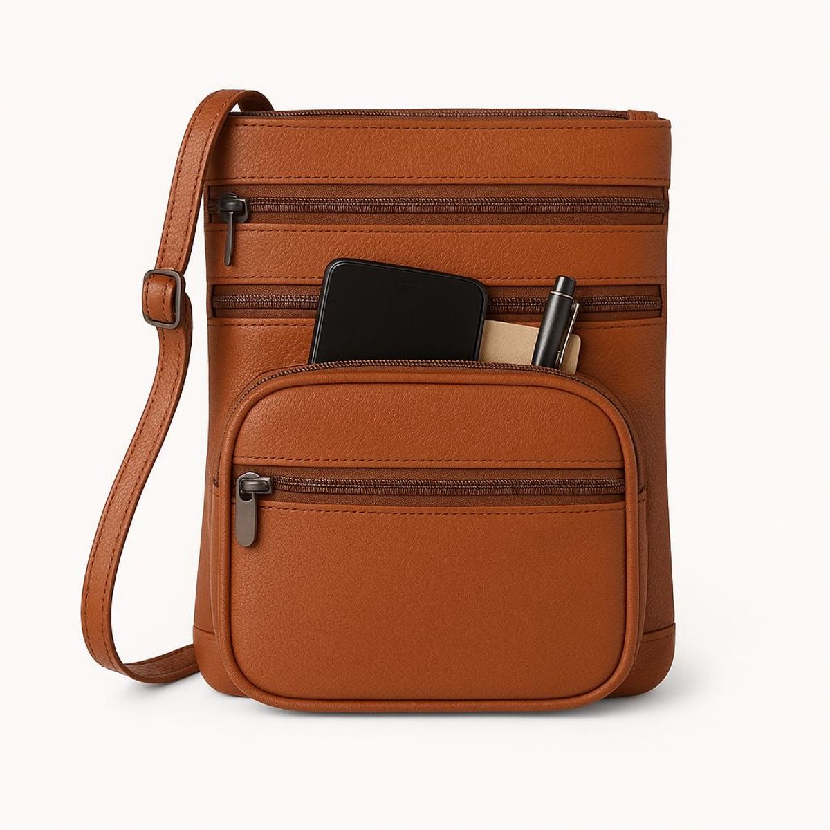 Everyday Crossbody Bag - Brown