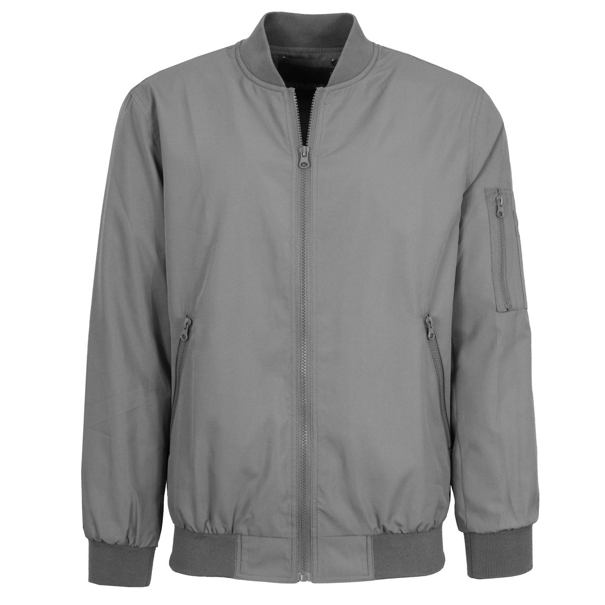 Men's MA-1 Lightweight Zip-up Bomber Jacket - SPJ-155-MG / 3XL