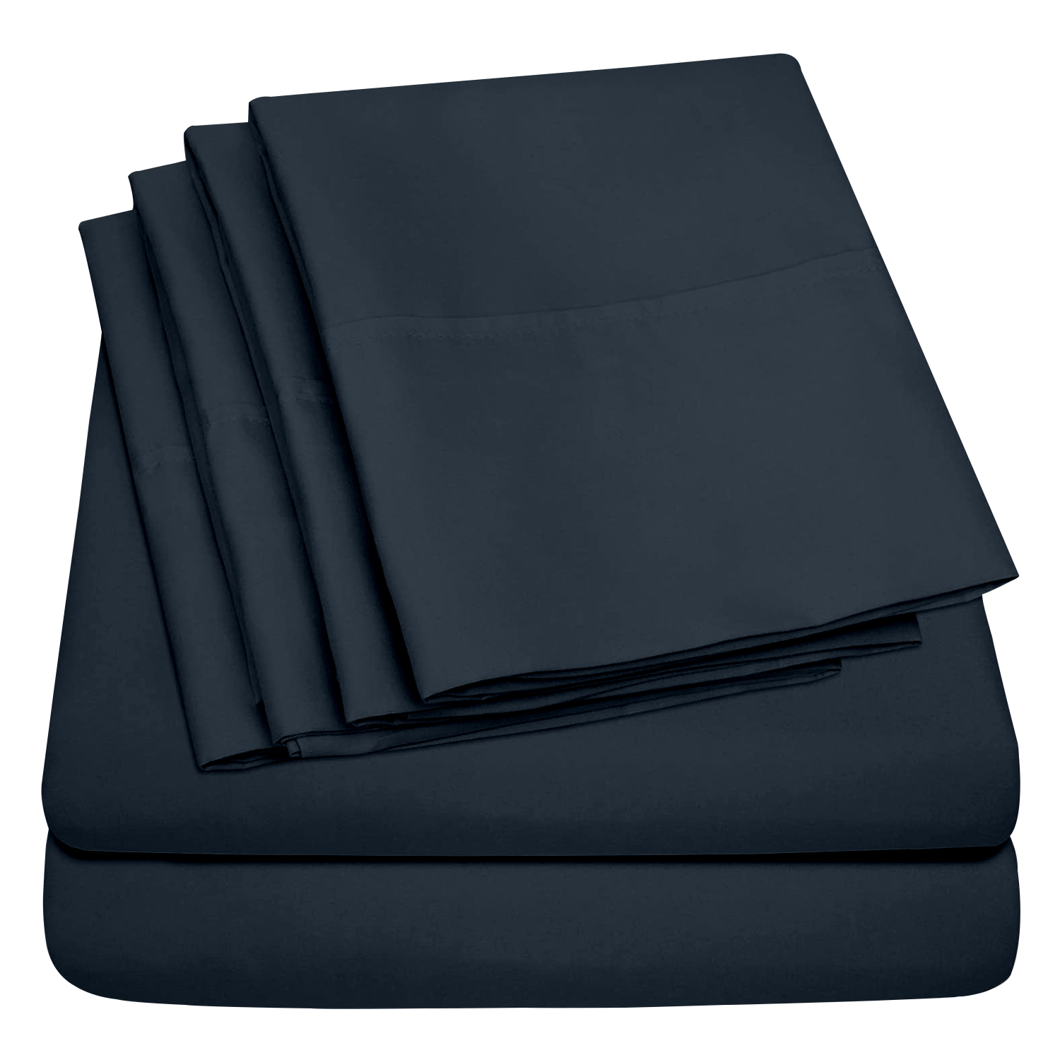 Photos - Bed Linen LUXURY LIVING Lightweight Microfiber Bed Sheet  - Storm / California King SB-BSHEET-STO-CK(6-Piece Set)