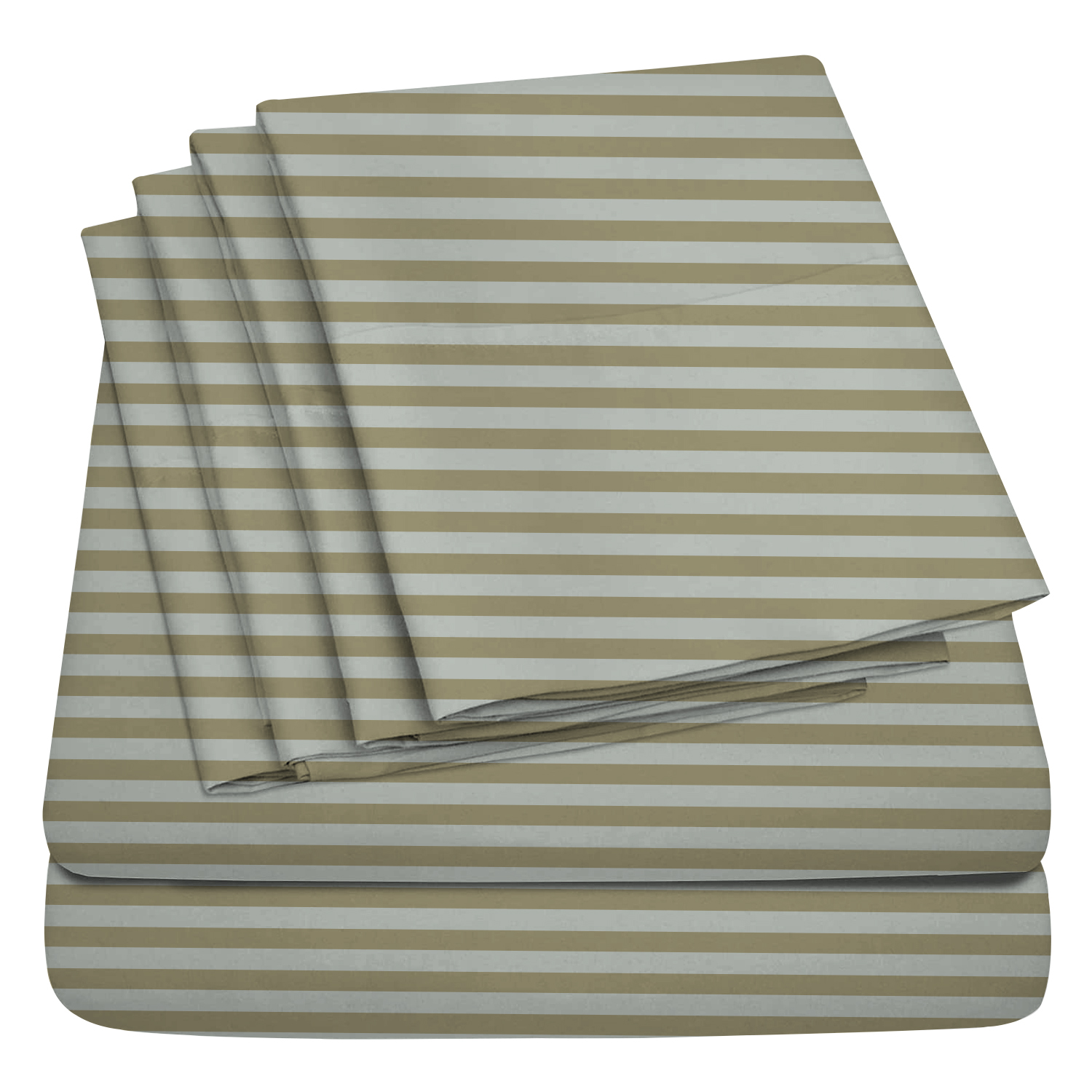 Lightweight Microfiber Bed Sheet (6-Piece Set) - Sand Lines / Queen