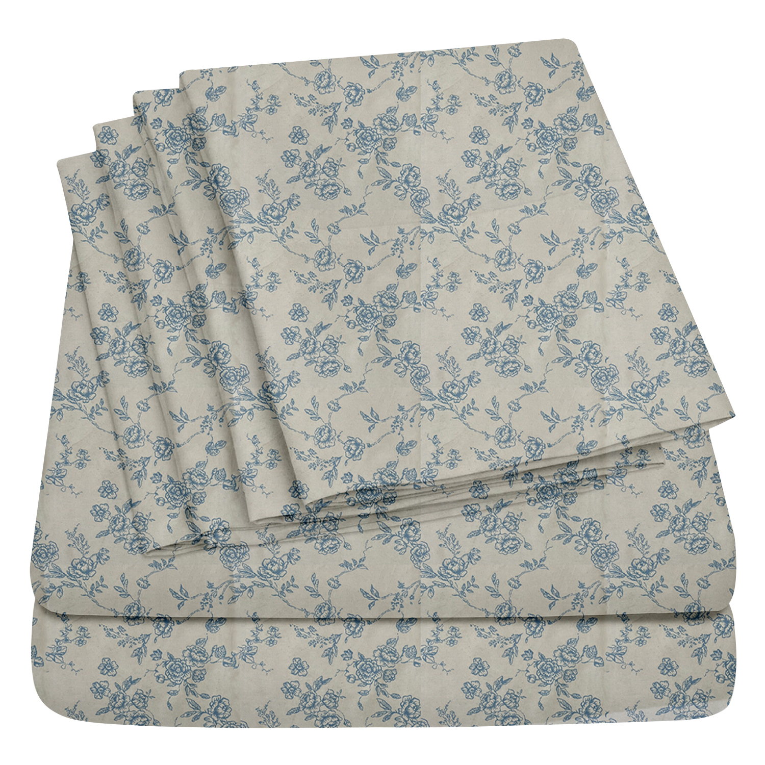 Lightweight Microfiber Bed Sheet (6-Piece Set) - Willow / Queen