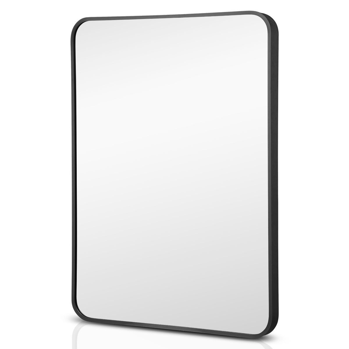 GoPlus 22 x 30-inch Bathroom Wall Mounted Mirror - Black