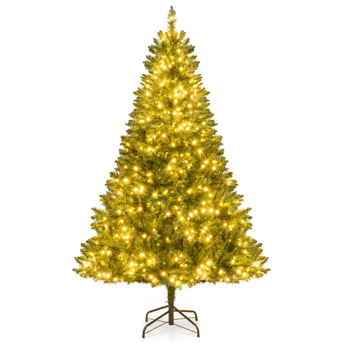 Artificial Christmas Tree with Lush Branch Tips and Warm LED Lights - 5 FT