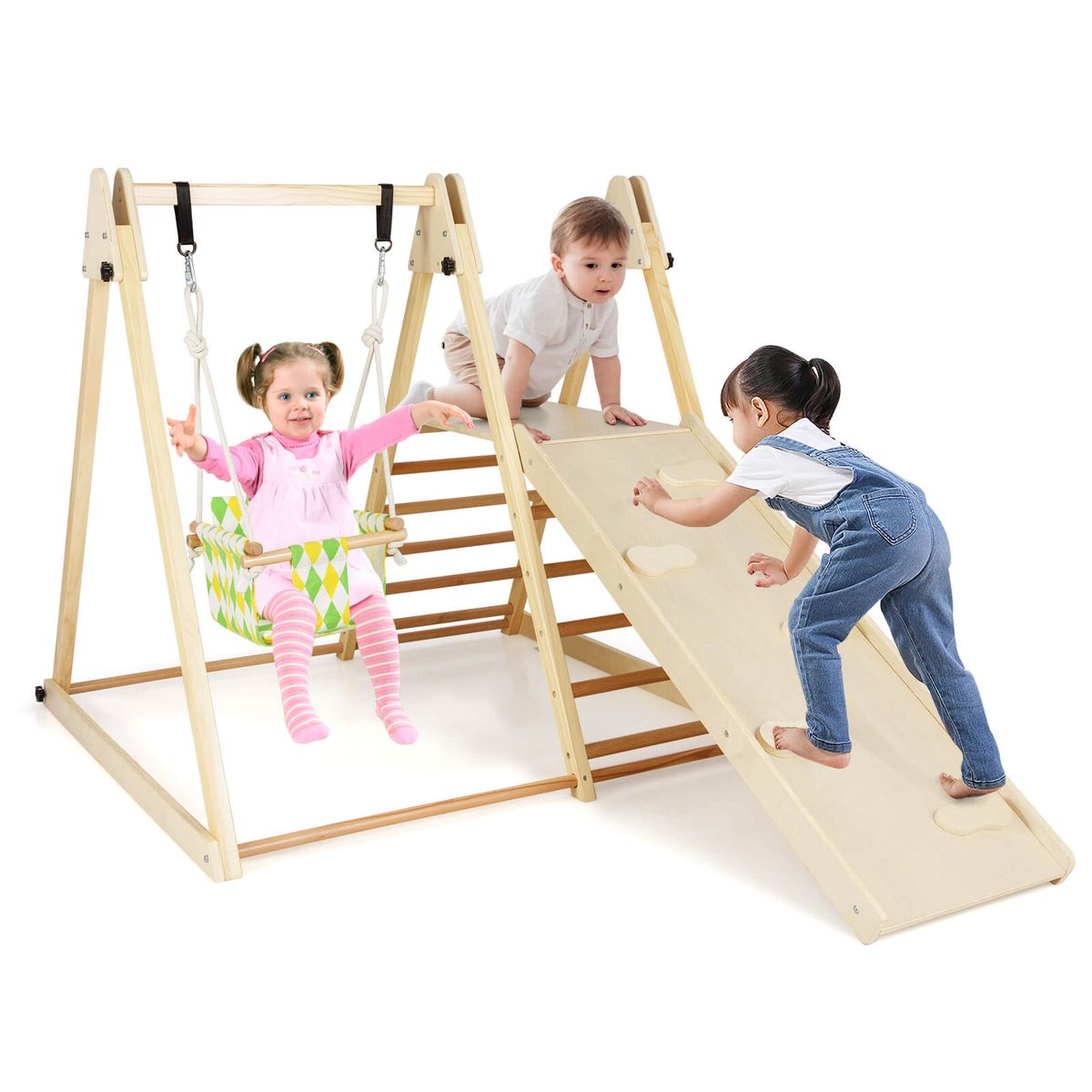 4in1 Indoor Jungle Gym   Natural