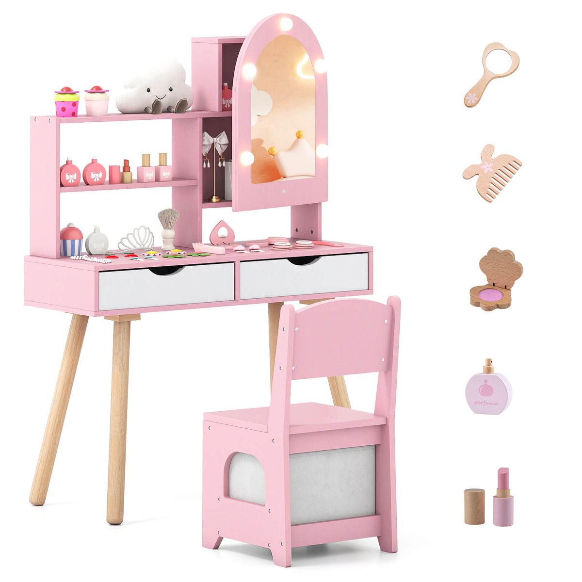 Kids' Vanity Set - Pink