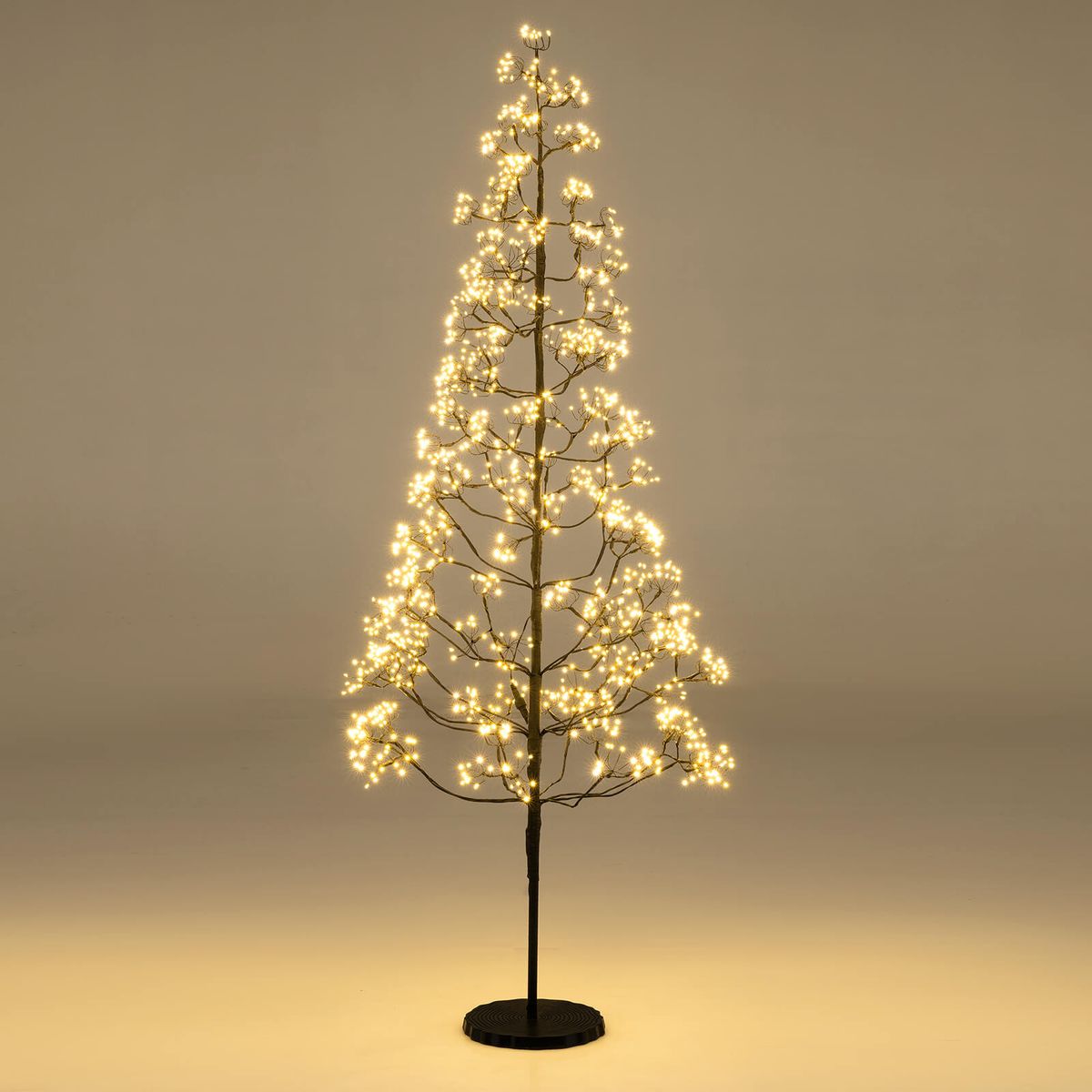 Lighted Alpine Artificial Tree 5 6 or 7foot  6 FT