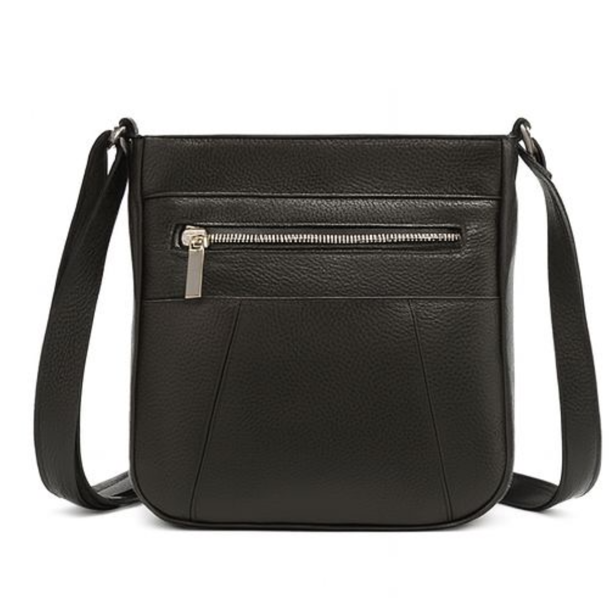 Womens Luxury Genuine Leather Crossbody Bag  Black