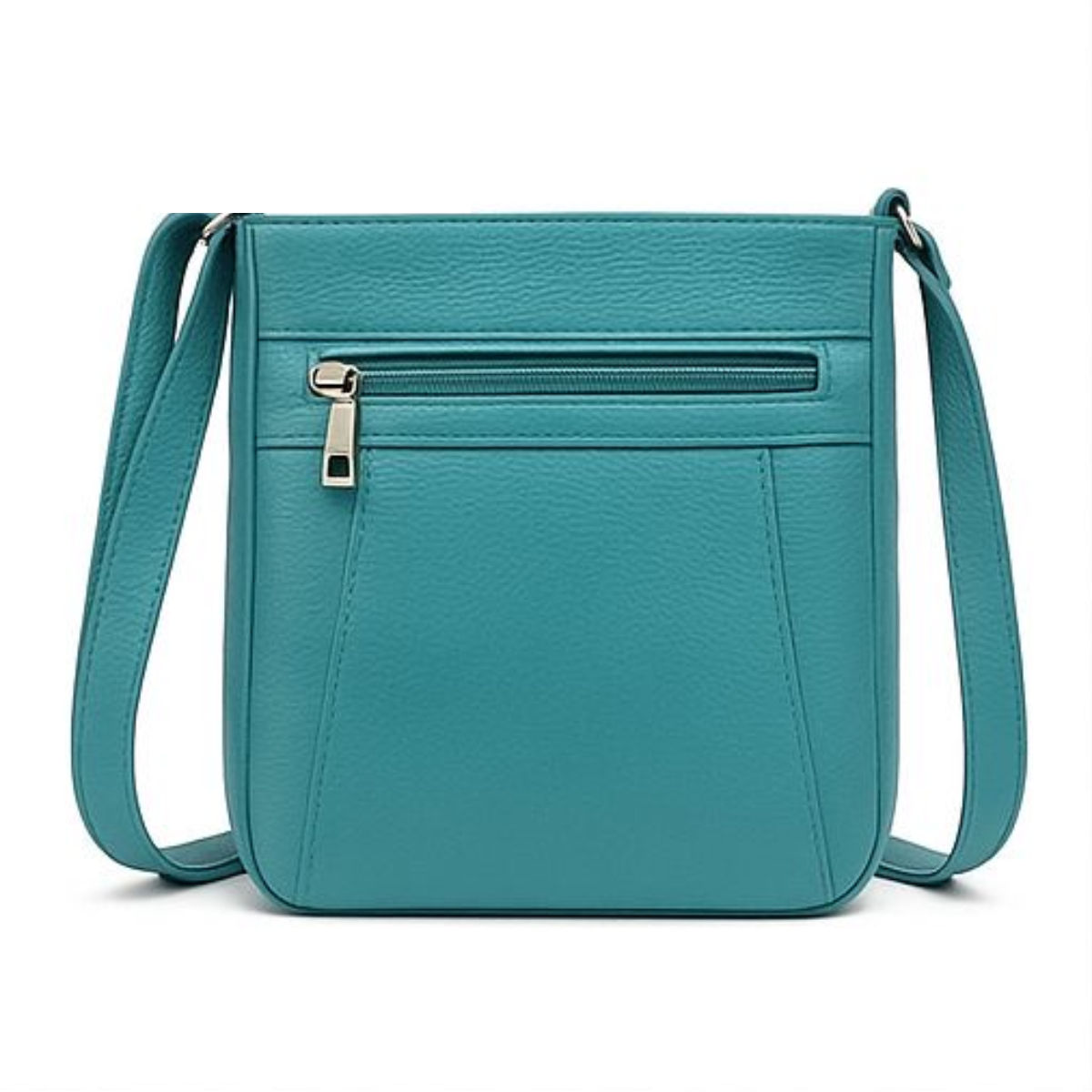 Womens Luxury Genuine Leather Crossbody Bag  Teal