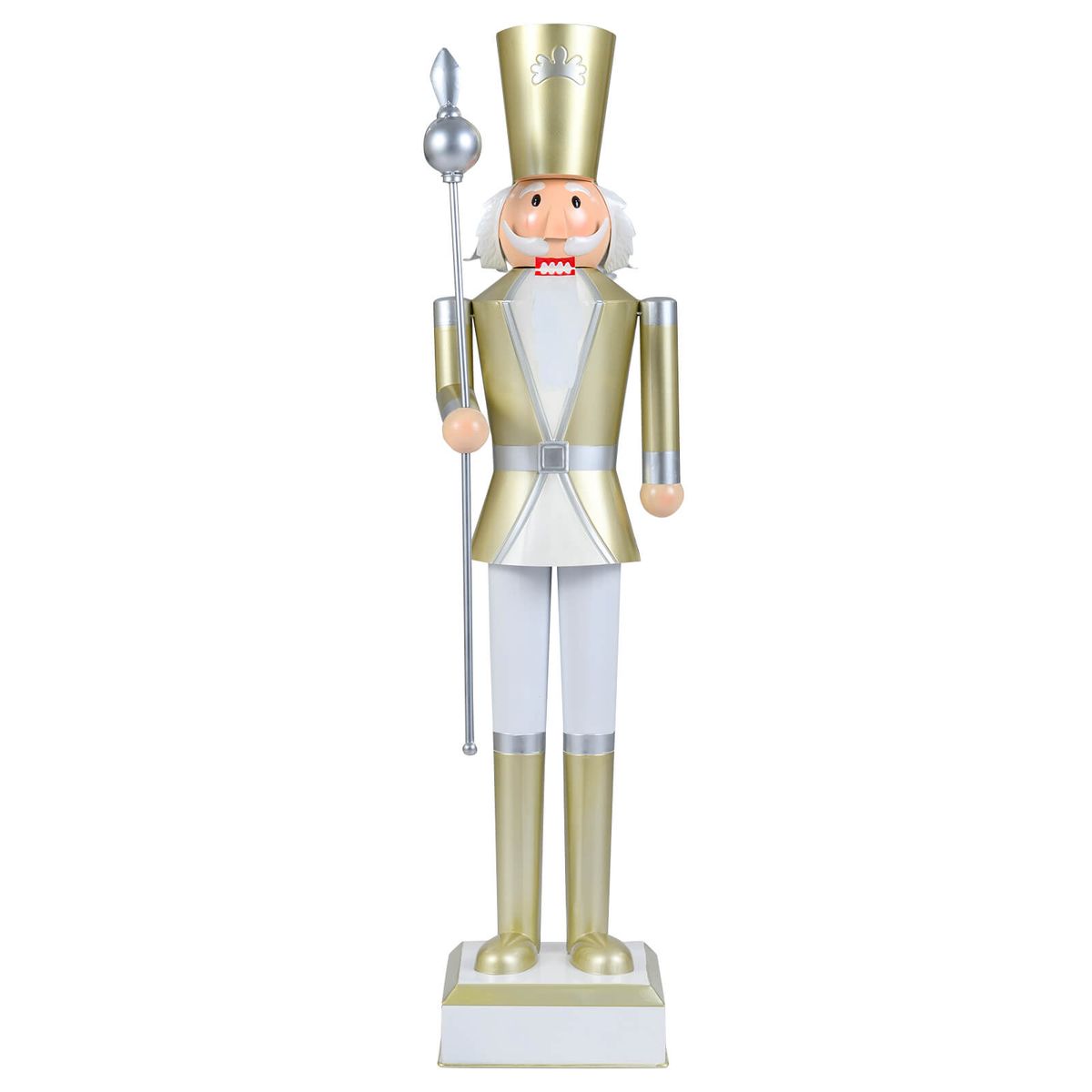 4’ Traditional Christmas Nutcracker - Gold