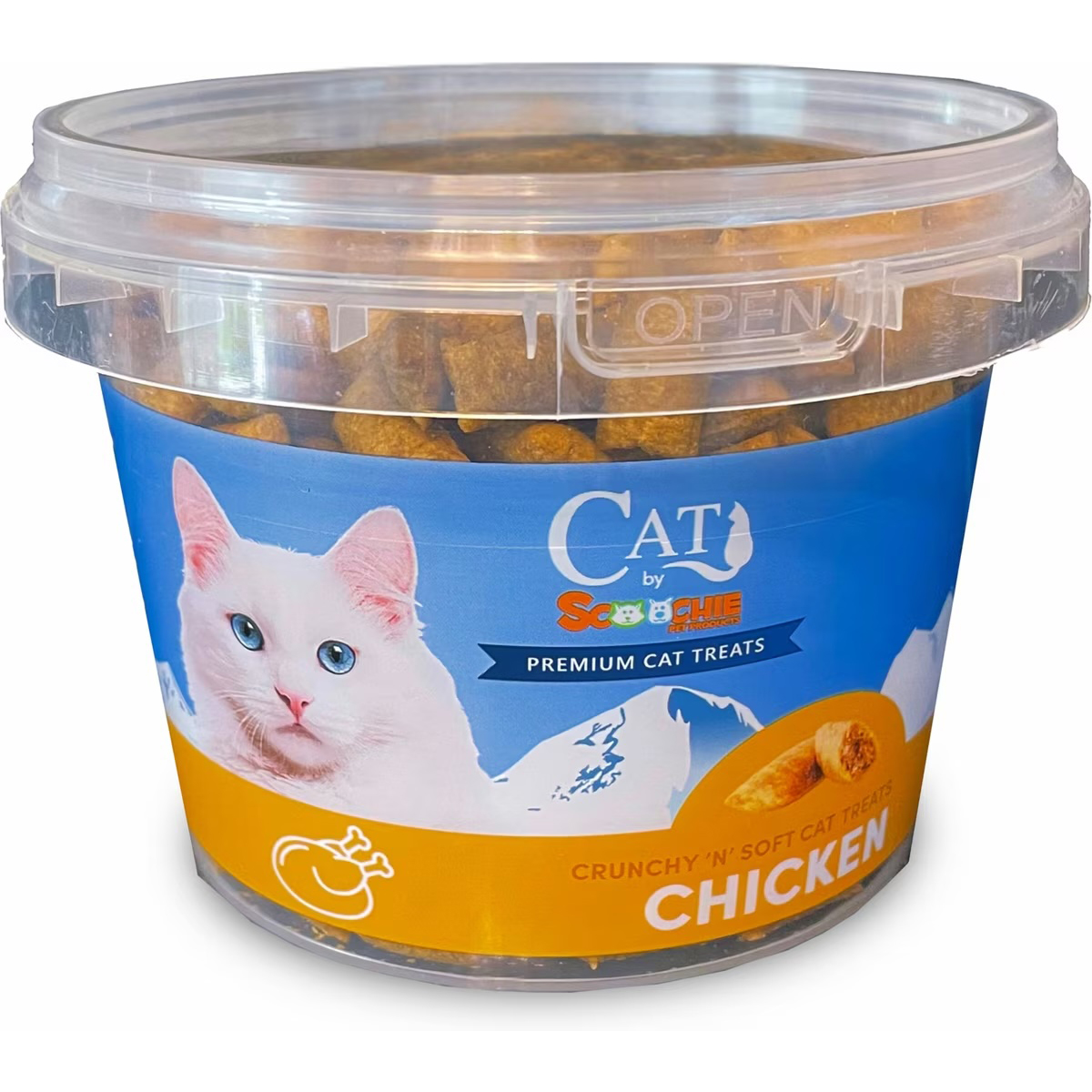 Scoochie Pet Crunchy Cat Treats (1- to 4-Pack) - Chicken Crunchy Cat Treats 4 CT-image-SKU18137334