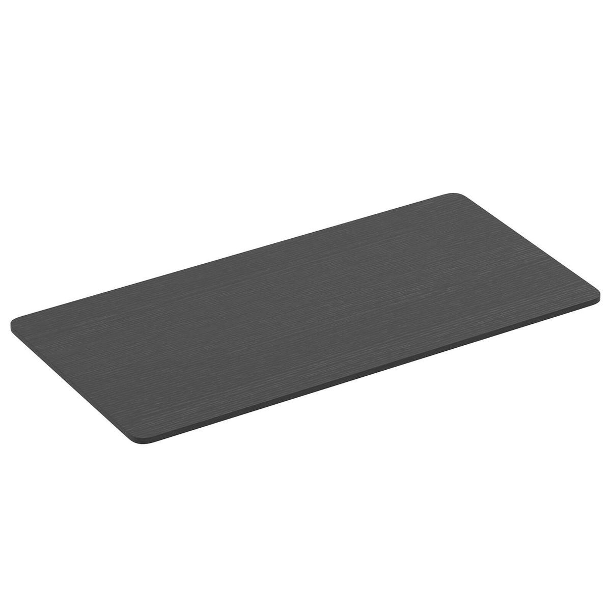 48&rdquo; x 24&rdquo; Whole Piece Table Top - Black