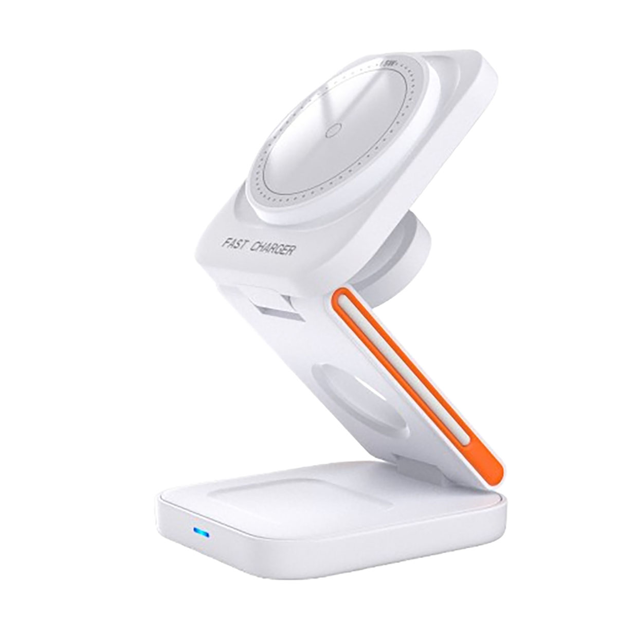 3-in-1 Multifunctional Wireless Charger for Apple Devices - White