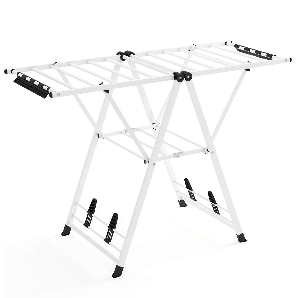 Foldable Metal Laundry Drying Rack - 55.5&rdquo;-White