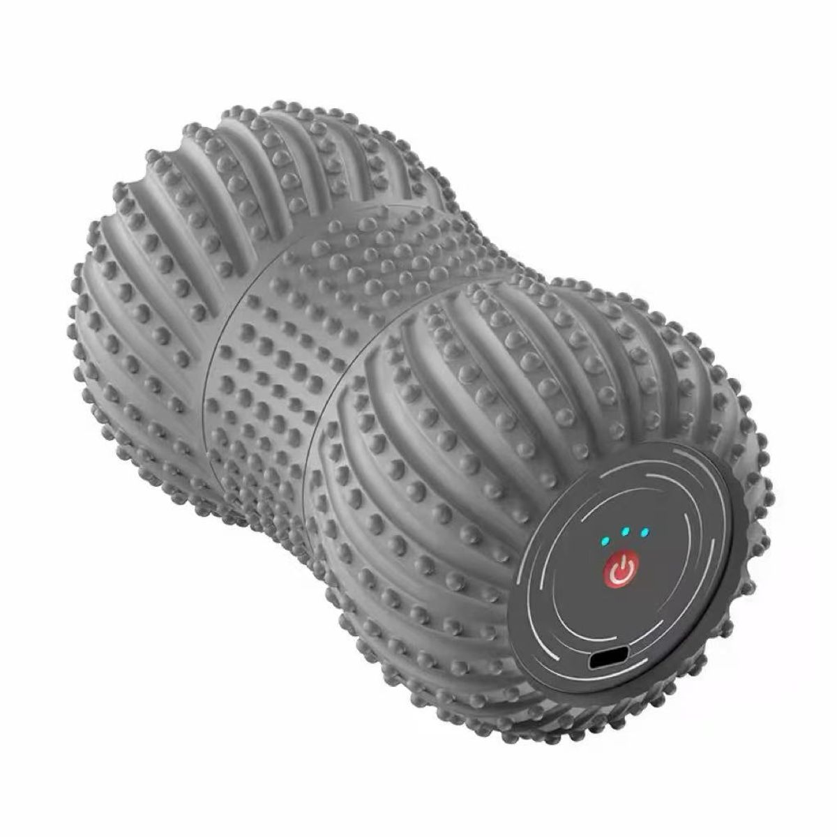 2-in-1 Electric Peanut Massage Ball and Bluetooth Speaker  - Grey