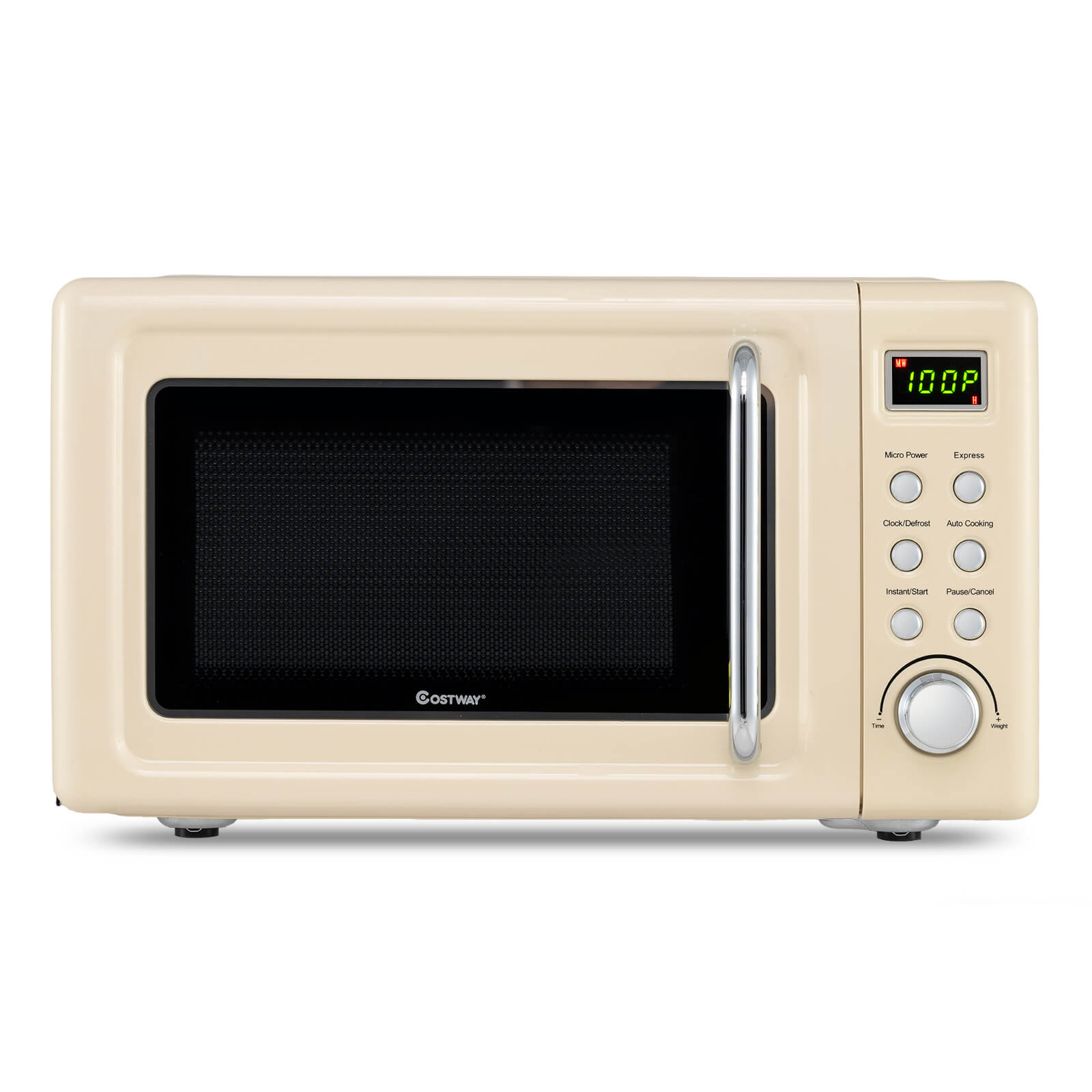 Retro Countertop Microwave Oven  Microwave OvenOffWhite