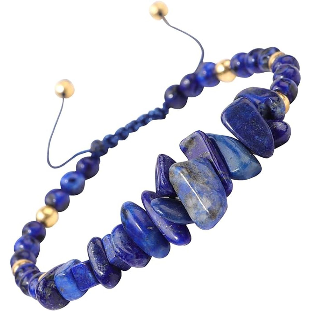 Healing Crystal Bracelet with Natural Stones - Lapis Lazuli