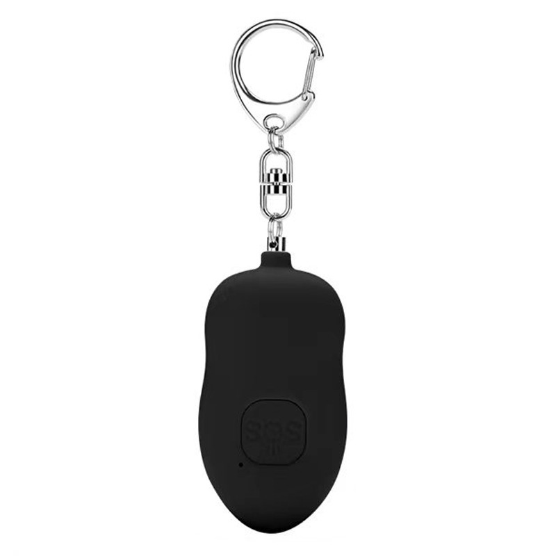 Rechargeable Personal Security Alarm - Black