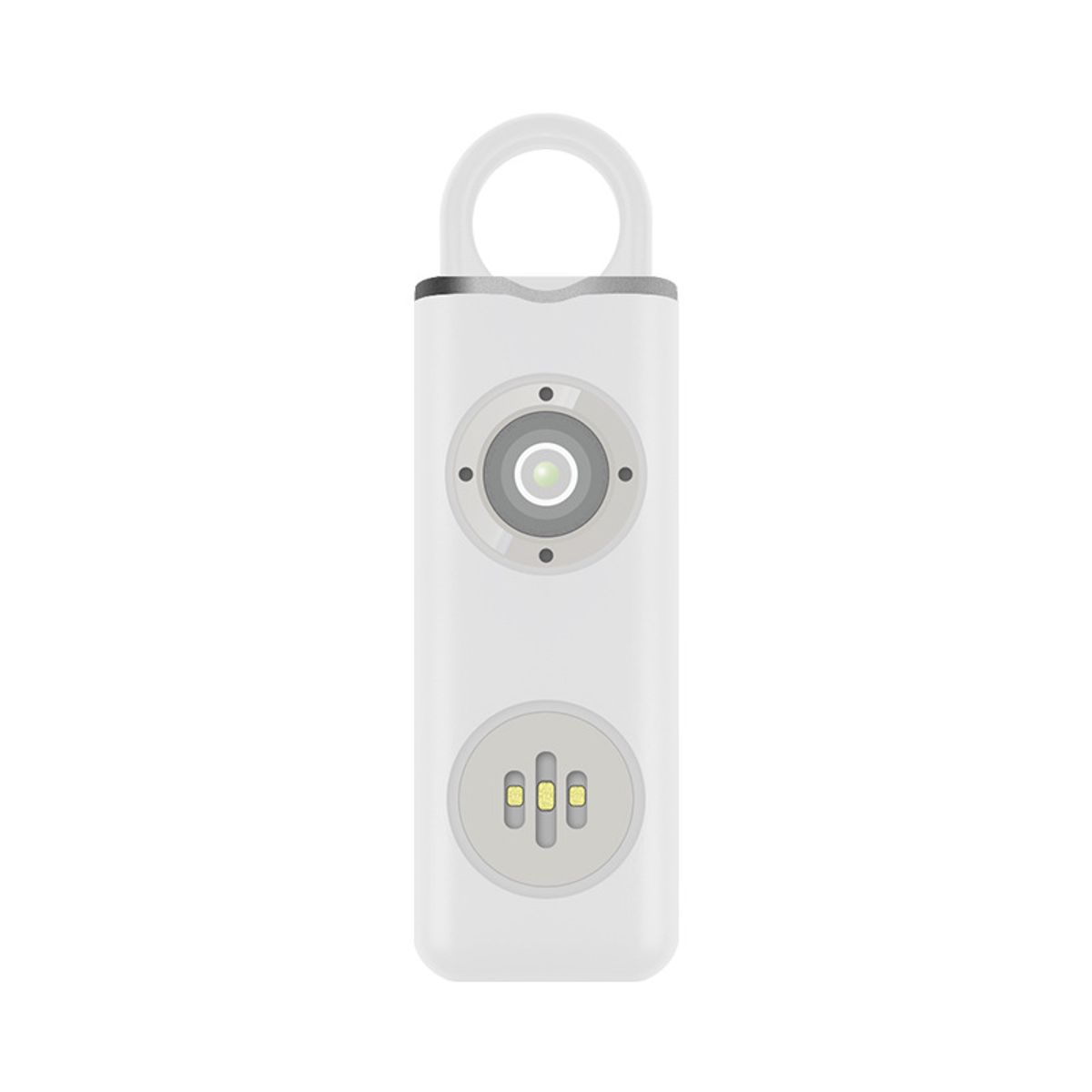 Security Alarms with Flashlight - White