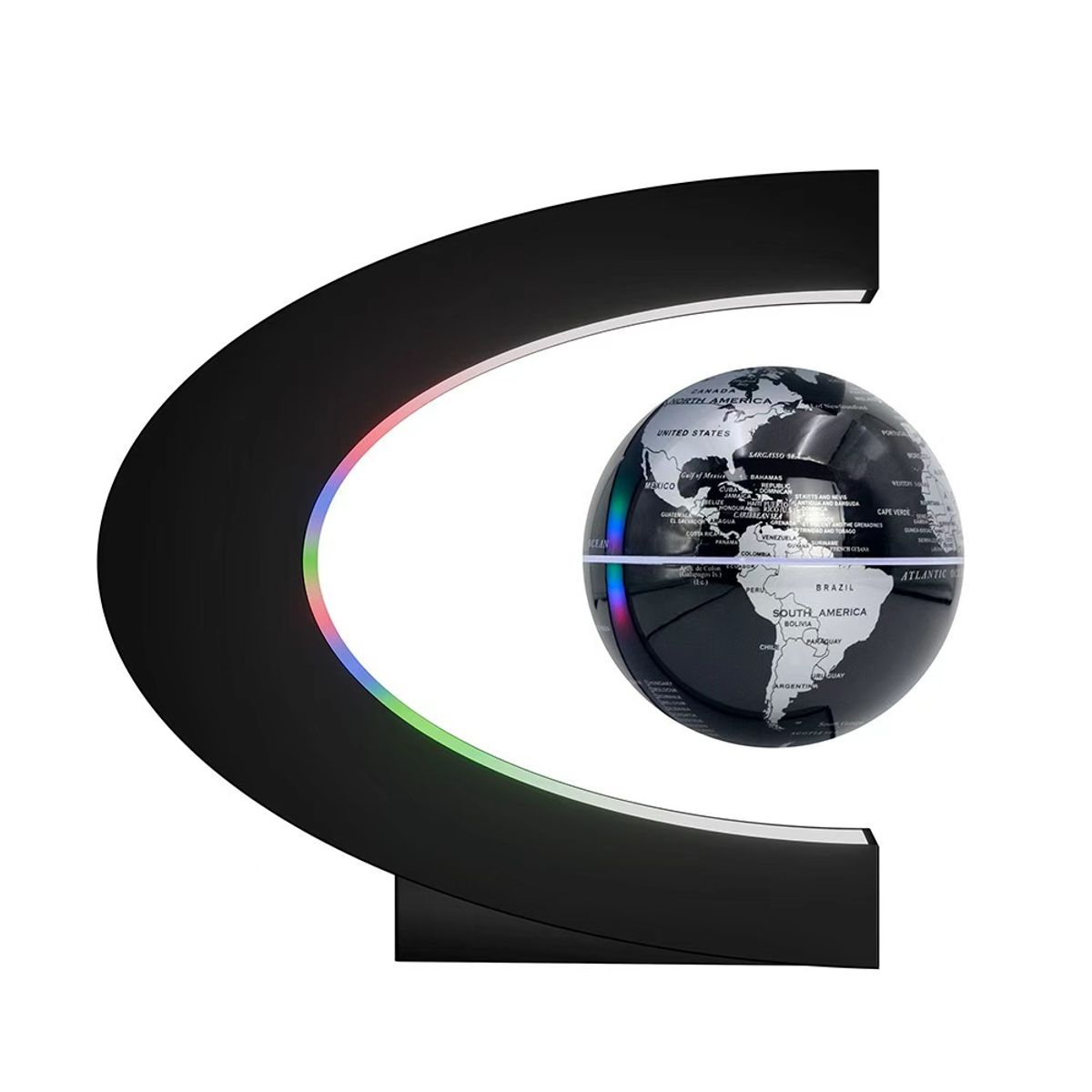 Desk Magnetic Levitation Globe - Black