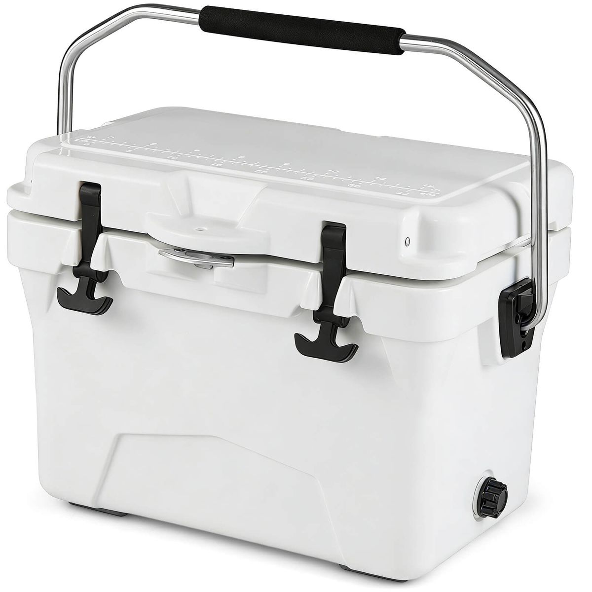 Photos - Fridge Costway Portable Hard Cooler - 20 L Cooler-White HCST12217 