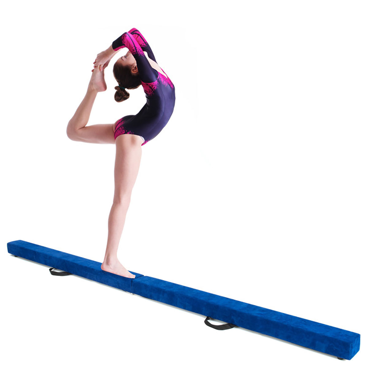 7foot Folding Gymnastic Beam  Blue