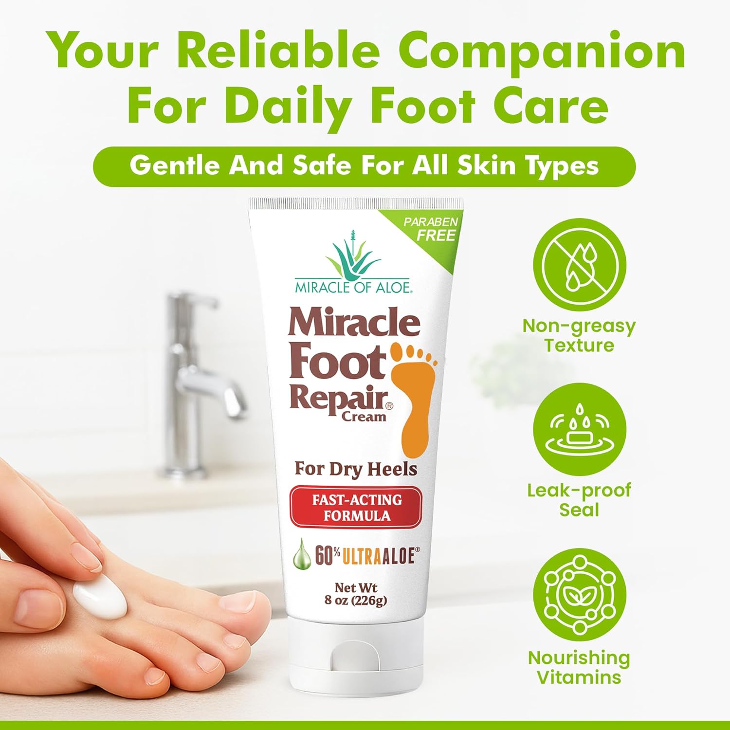Miracle FootHand Repair Cream 2Pack  Foot and Hand Cream Set