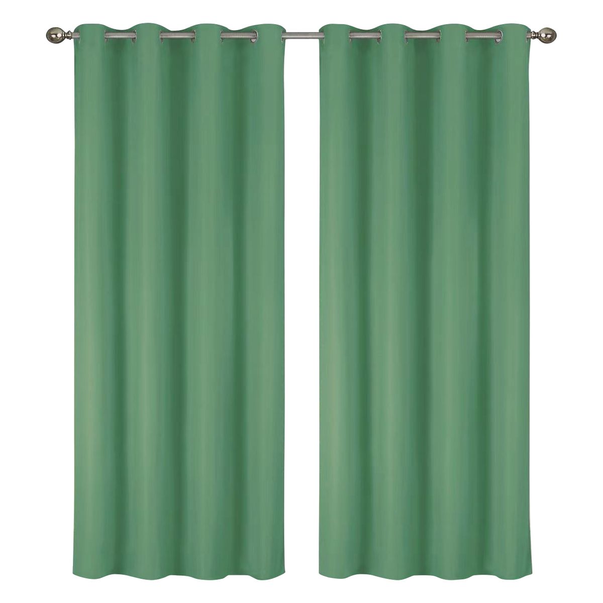55 x 84-Inch Solid Thermal Blackout Panels (Set of 2) - Sage