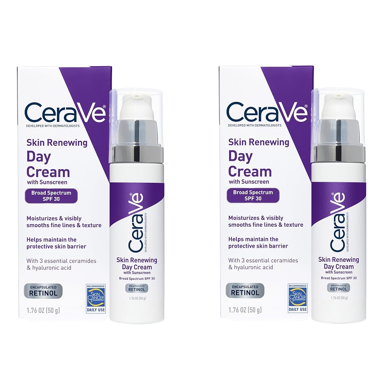 CeraVe Facial Skin Treatment Bundle (2-Pack) - 2 pack CeraVe Anti-Aging Face Cream