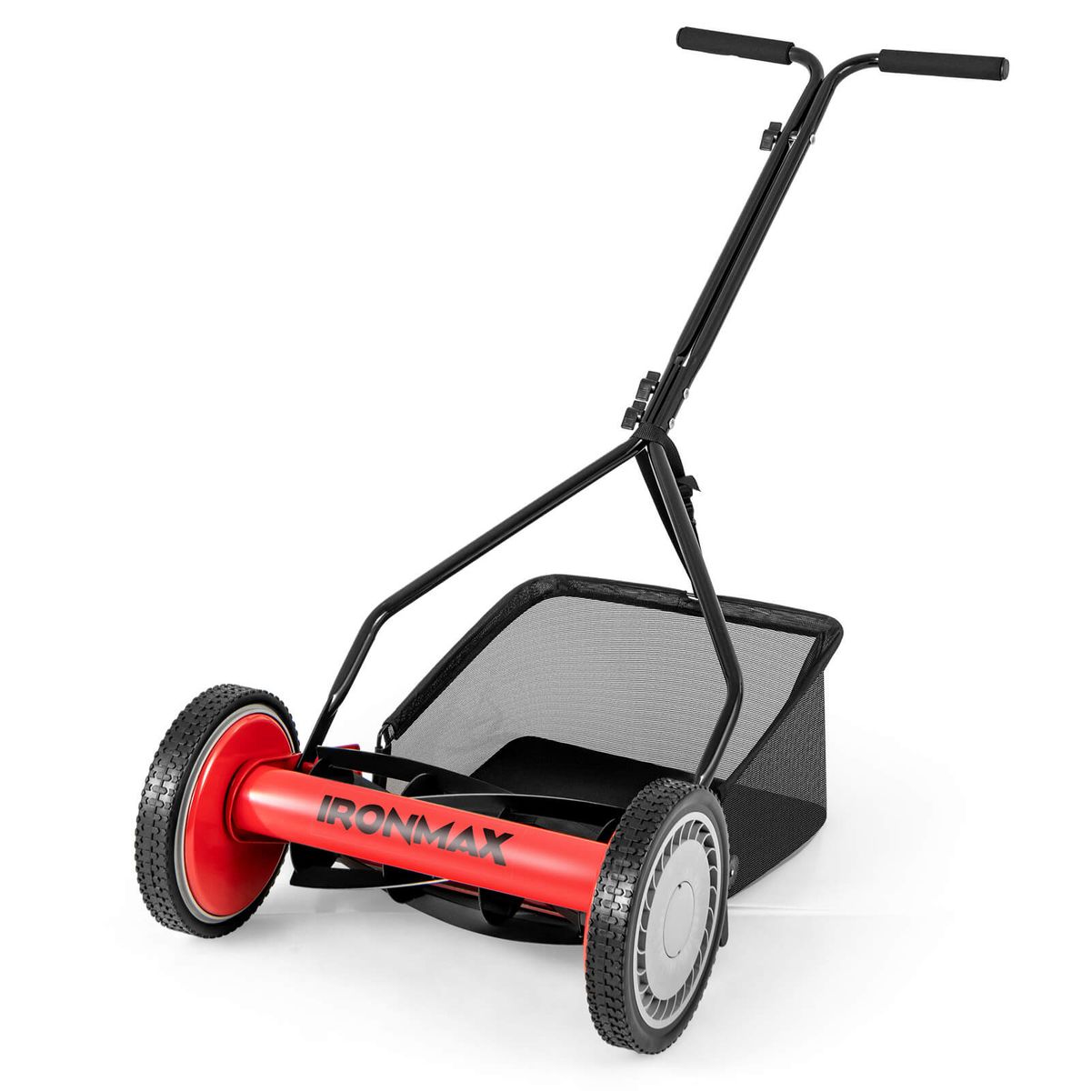 Ironmax 14" Manual Reel Mower  - Red + Black-image-SKU19850226