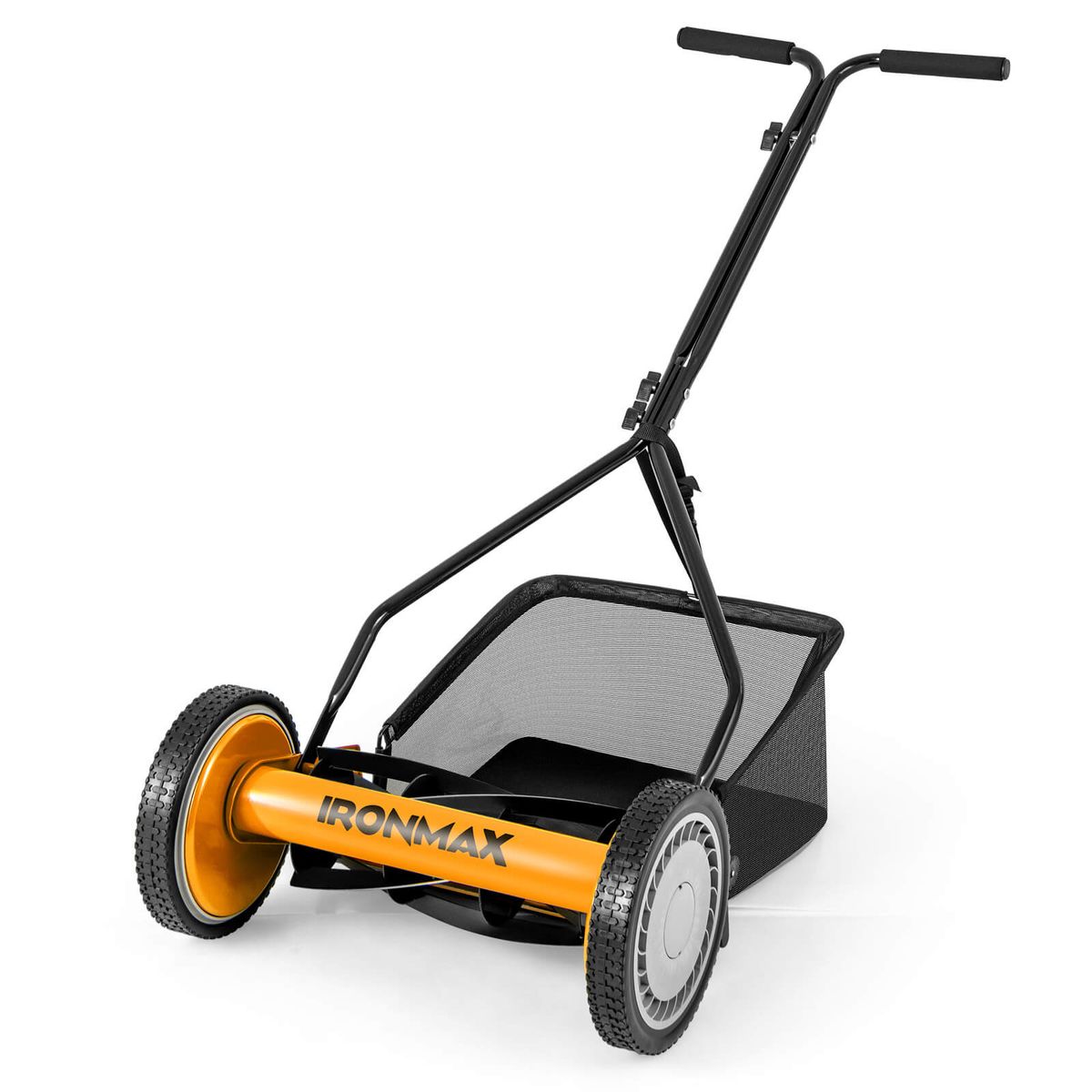 Ironmax 14" Manual Reel Mower  - Orange + Black-image-SKU19850227