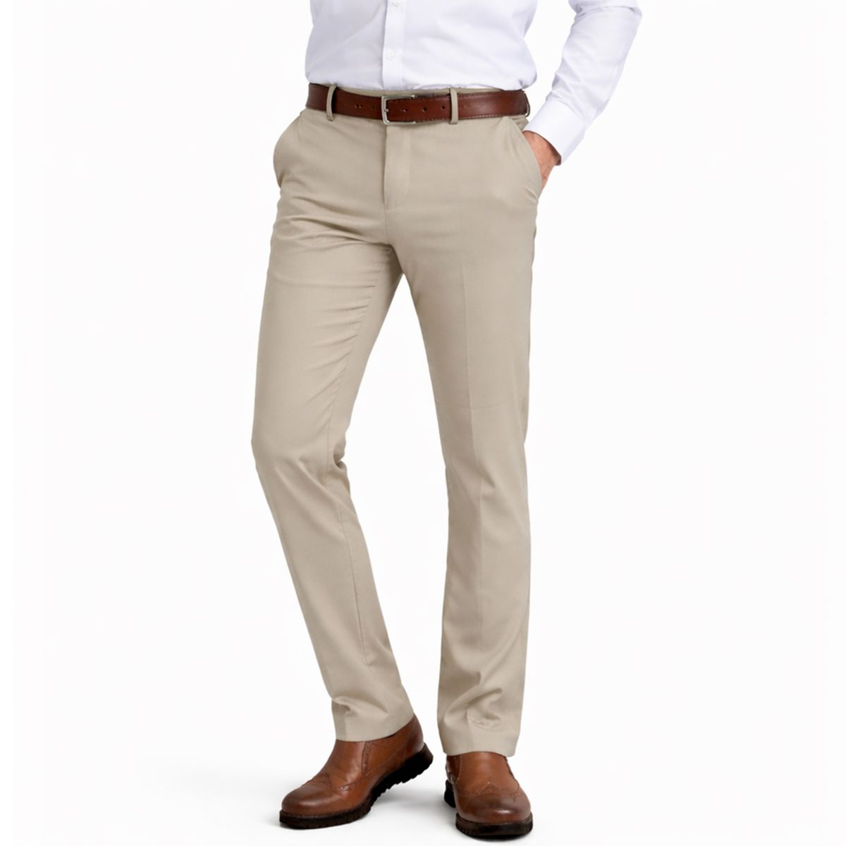 Men’s Flex Stretch Slim Fit Dress Pants - J/MTOP-01 / KK / 36