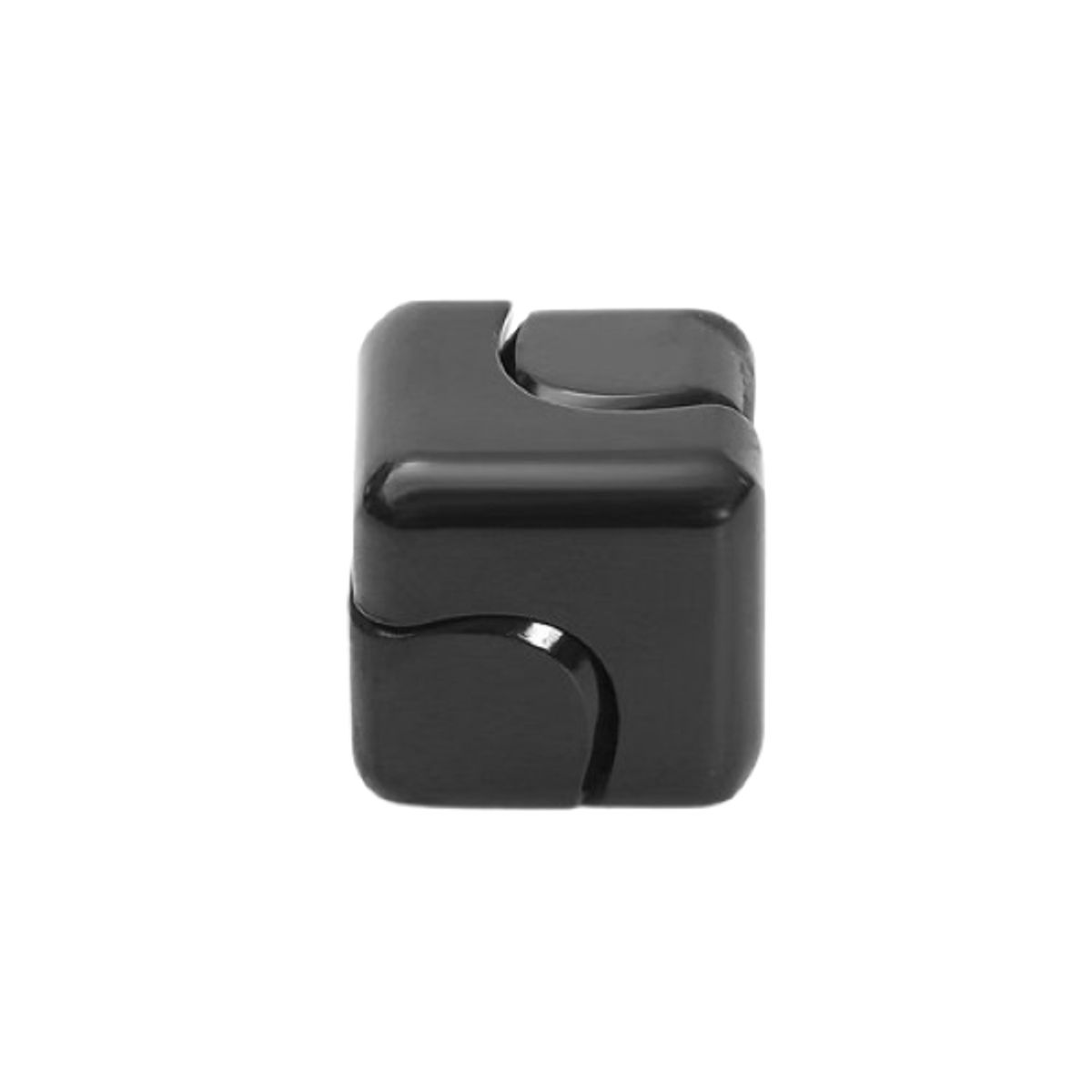 Premium Metal Cube Fidget Spinner - Black