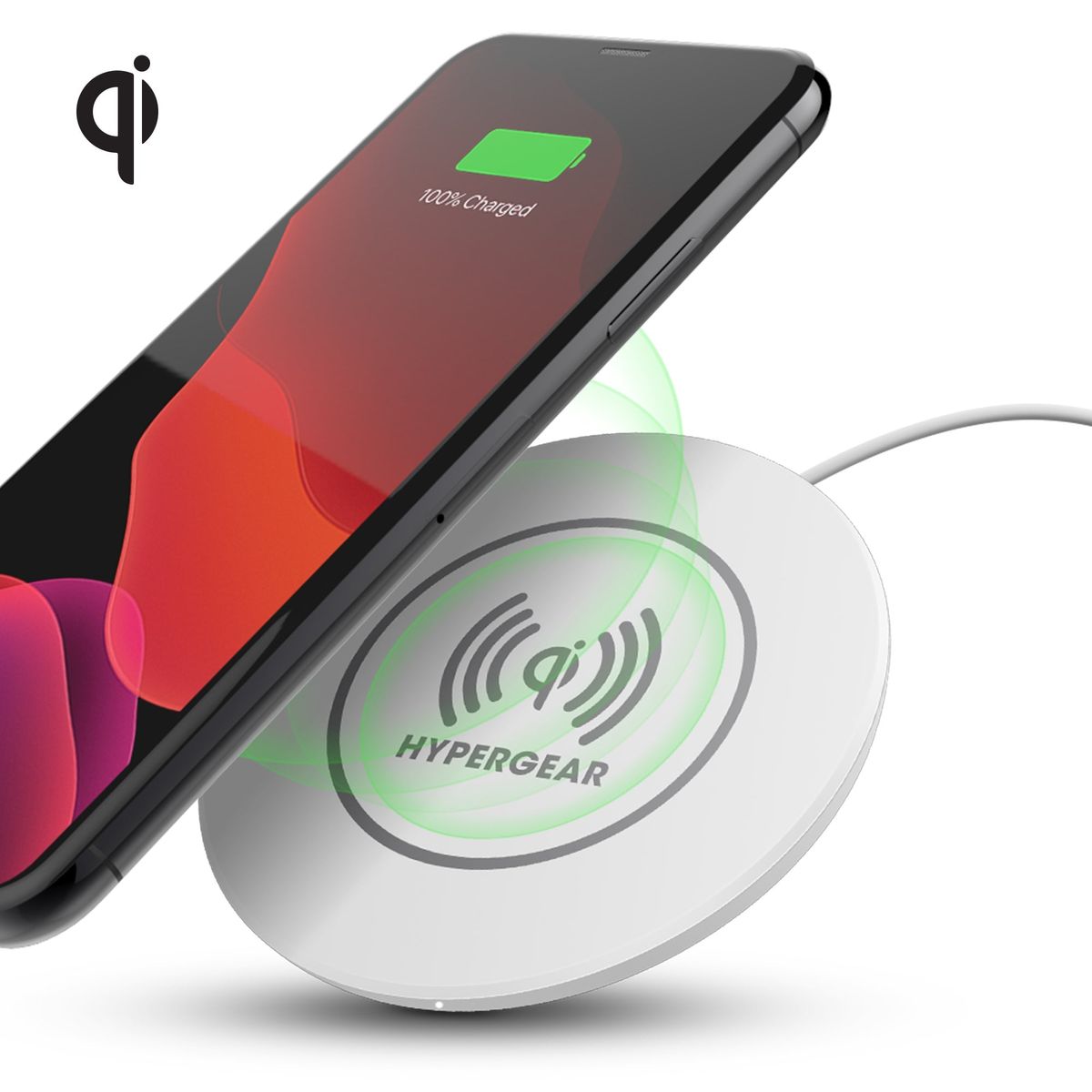 Wireless Charging Pad  for Apple Samsung Google  White