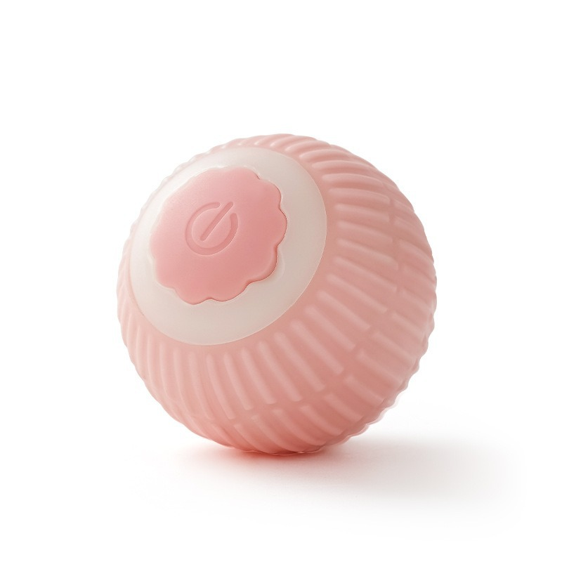 Rechargeable Rolling Ball for Indoor Cats - Pink