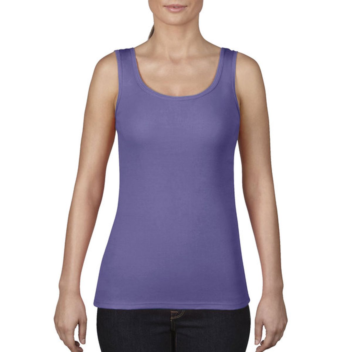 Comfort Colors Ladies Midweight Tank Size XS  Violet