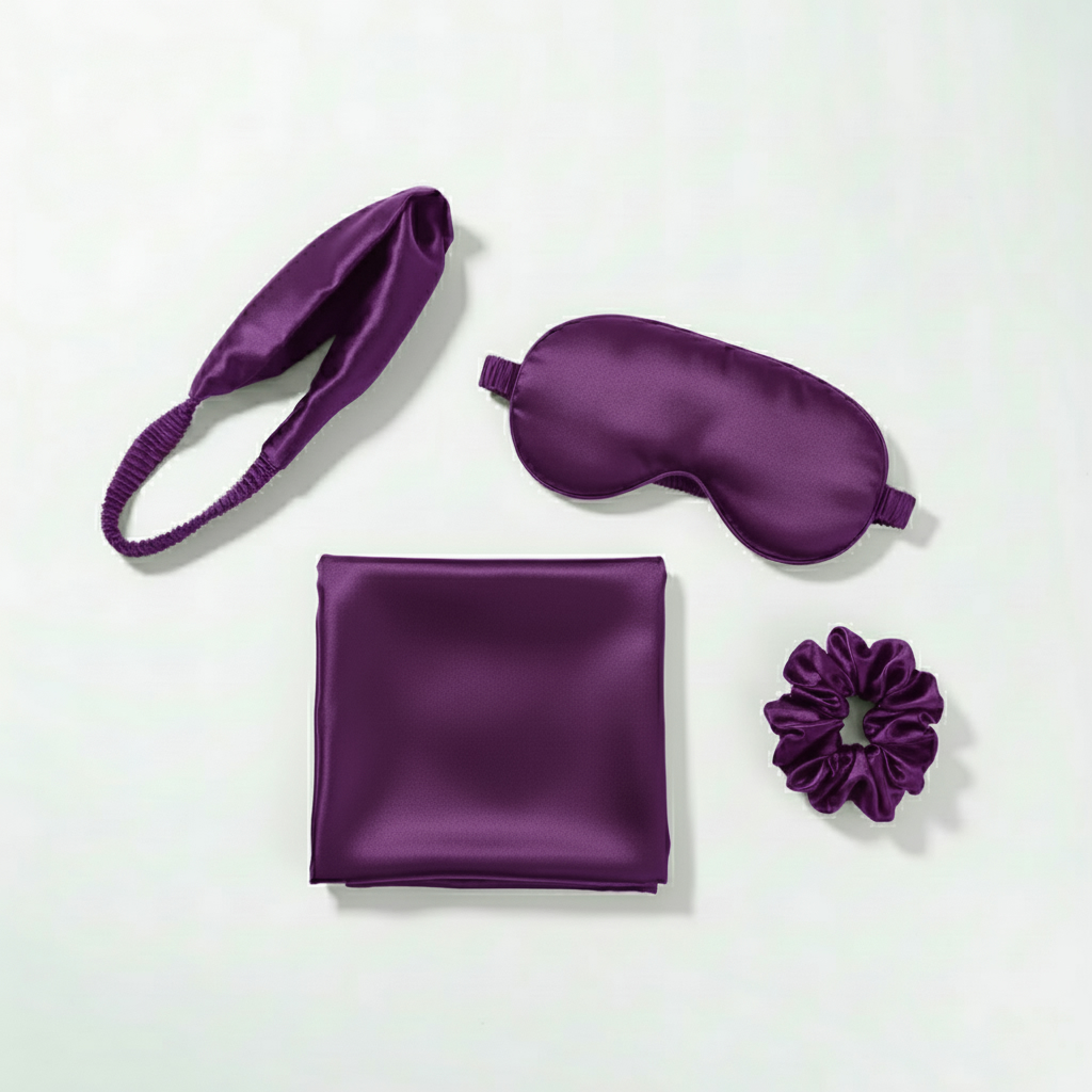 UntilGone – IYO Beauty Radiant Night Silk Set (4 Pieces) – IYO Beauty Radiant Night Silk Set – Maro