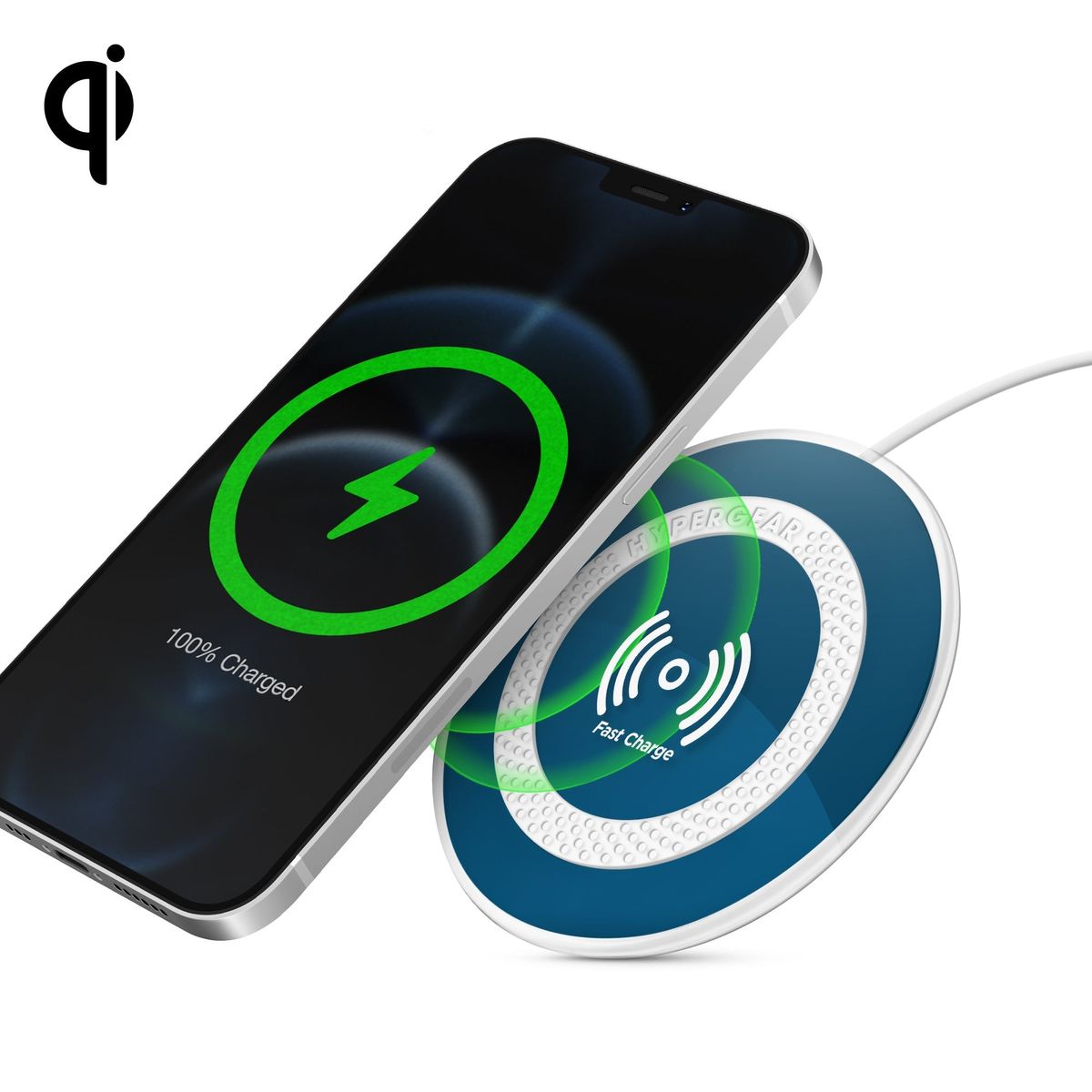 ChargePad Pro 15W Wireless Fast Charger - Blue