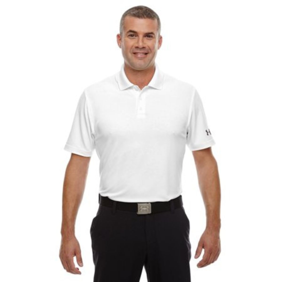 Under Armour Men's Corp Performance Polo - White