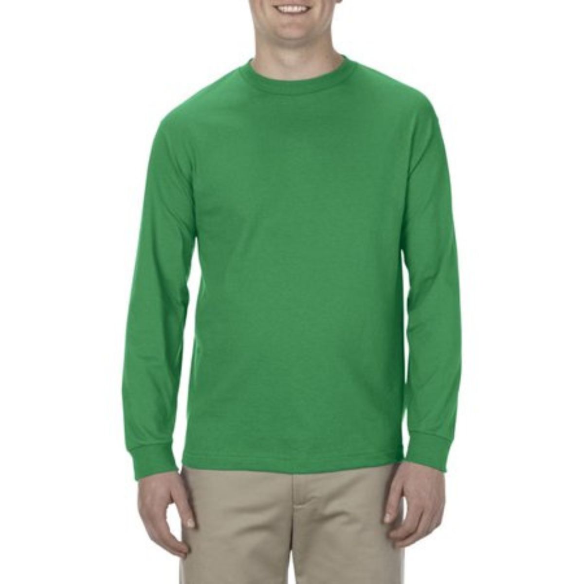 Alstyle Soft Spun Cotton Long-Sleeve T-Shirt - Kelly