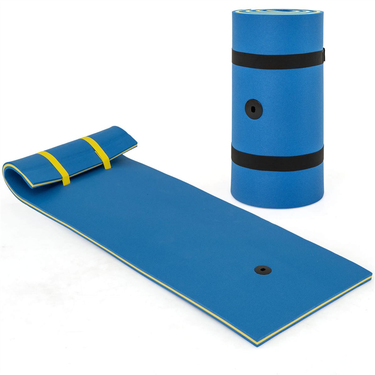 Tear-Resistant 3-Layer Foam Floating Pad - Foam Floating-Blue