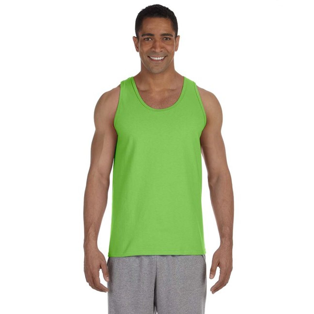 Gildan Adult Ultra Cotton Tank  Lime